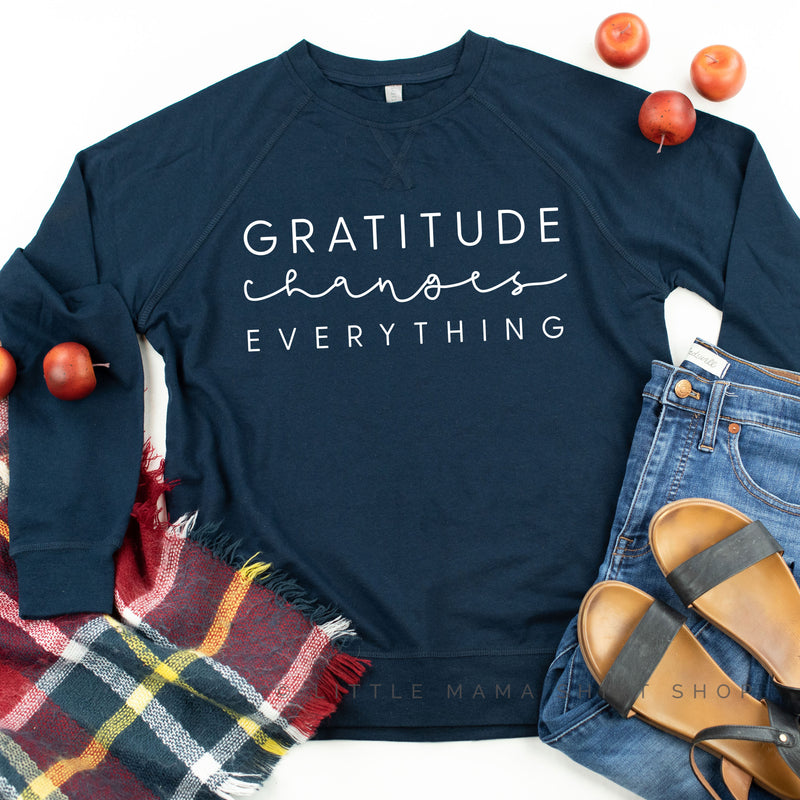 Gratitude Changes Everything - Lightweight Pullover Sweater