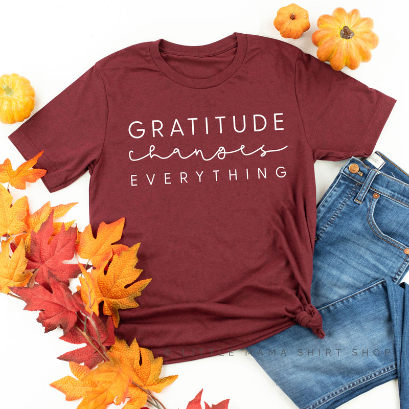 Gratitude Changes Everything - Unisex Tee
