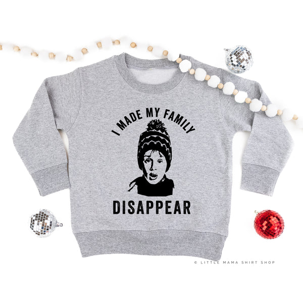 I Made My Family Disappear - Child Sweater