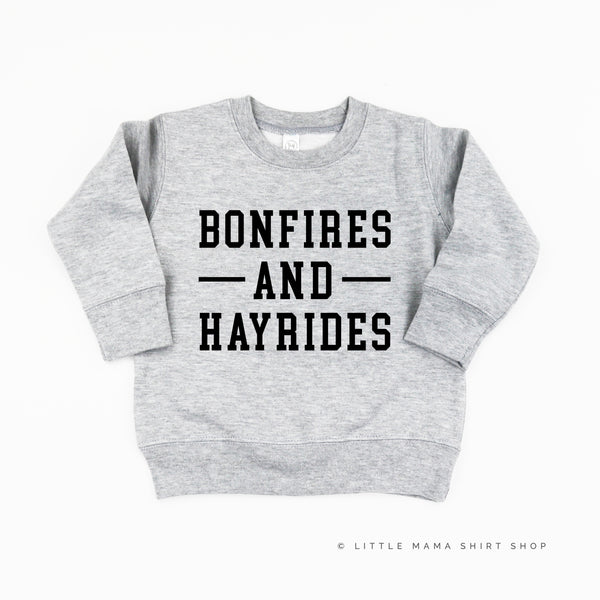 BONFIRES AND HAYRIDES - Child Sweater