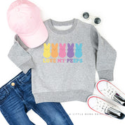 Love My Peeps - Neon - Child Sweater Little Mama Shirt Shop