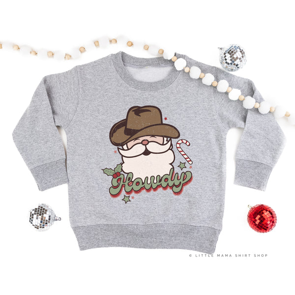 Howdy - Cowboy Santa - Child Sweater