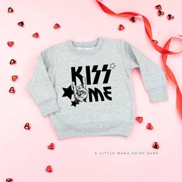 Kiss Me - Valentine Band Tee - Child Sweater