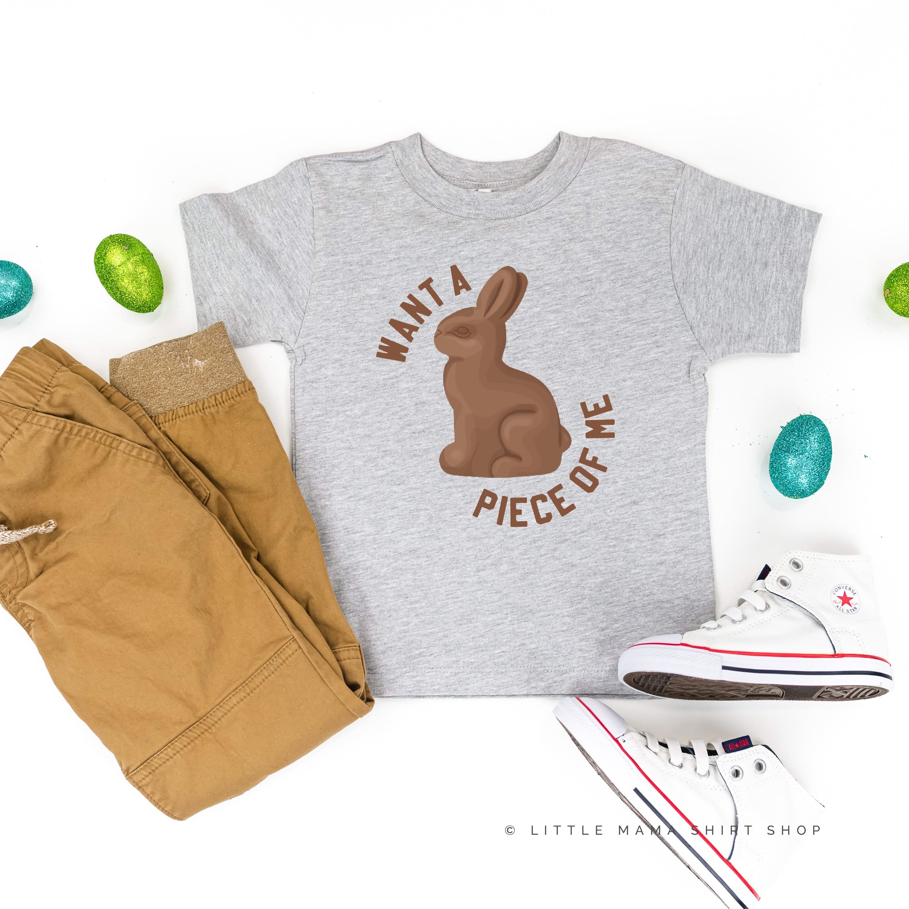 Want A Piece Of Me - Child Tee Little Mama Shirt Shop