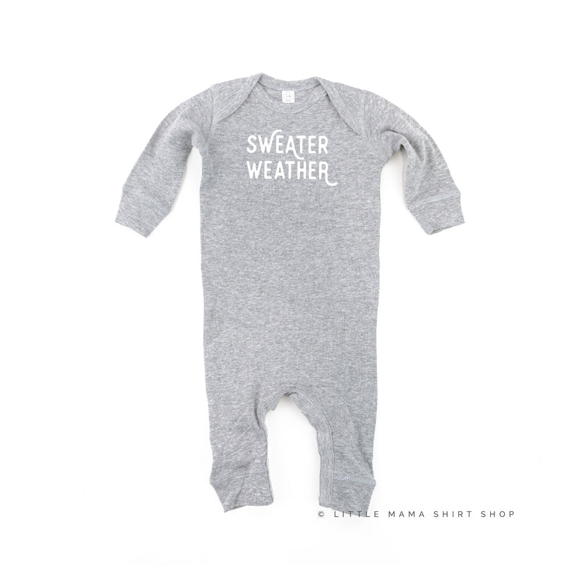 Sweater Weather - One Piece Baby Sleeper
