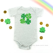 4 Smiley Shamrocks - Infant Bodysuit/Tee Little Mama Shirt Shop