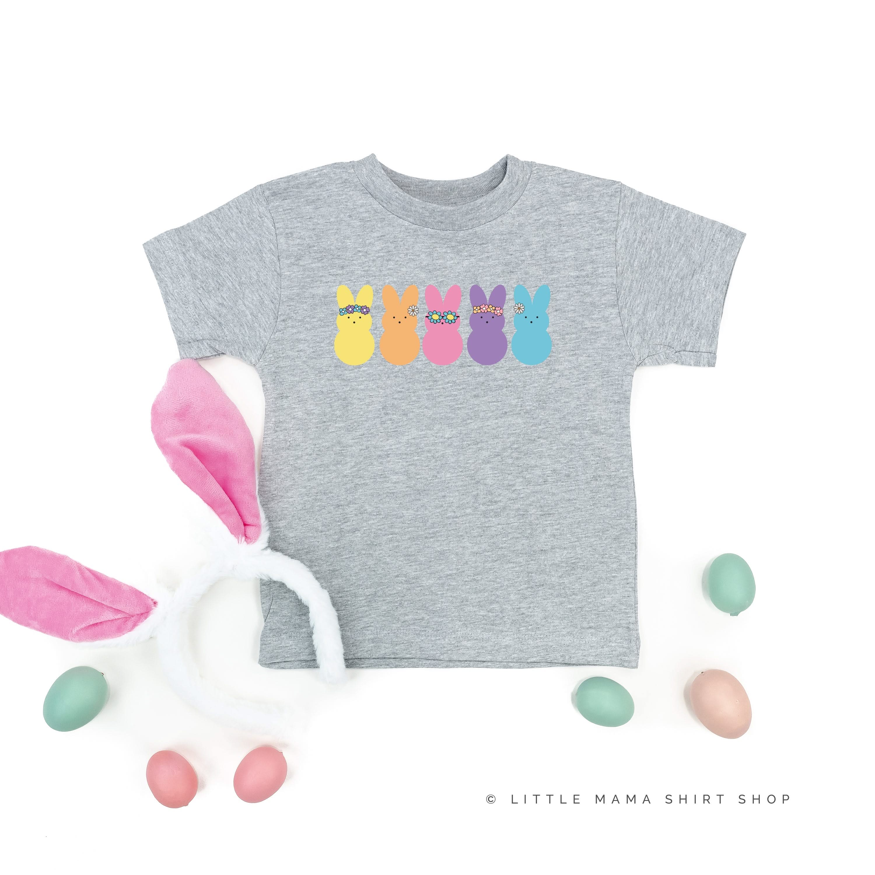 Floral Headband Neon Peeps - Child Tee Little Mama Shirt Shop
