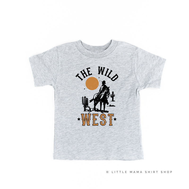 THE WILD WEST - Distressed Design - Short Sleeve Child Shirt