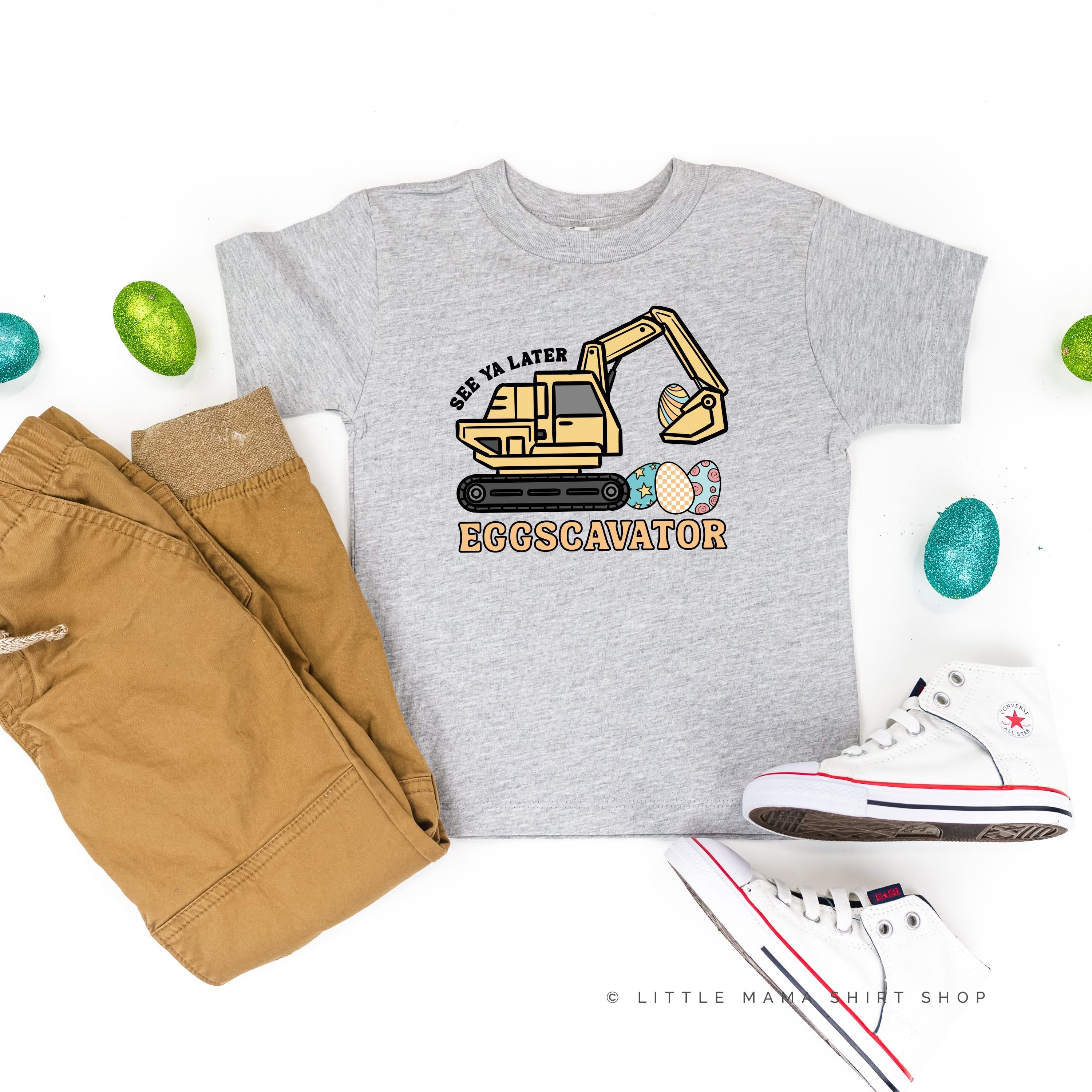 Eggscavator - Child Tee Little Mama Shirt Shop