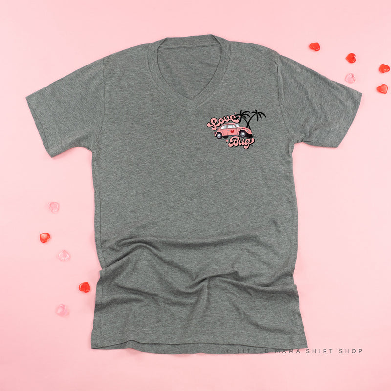 Love Bug - Pink Beetle Car - Unisex Tee