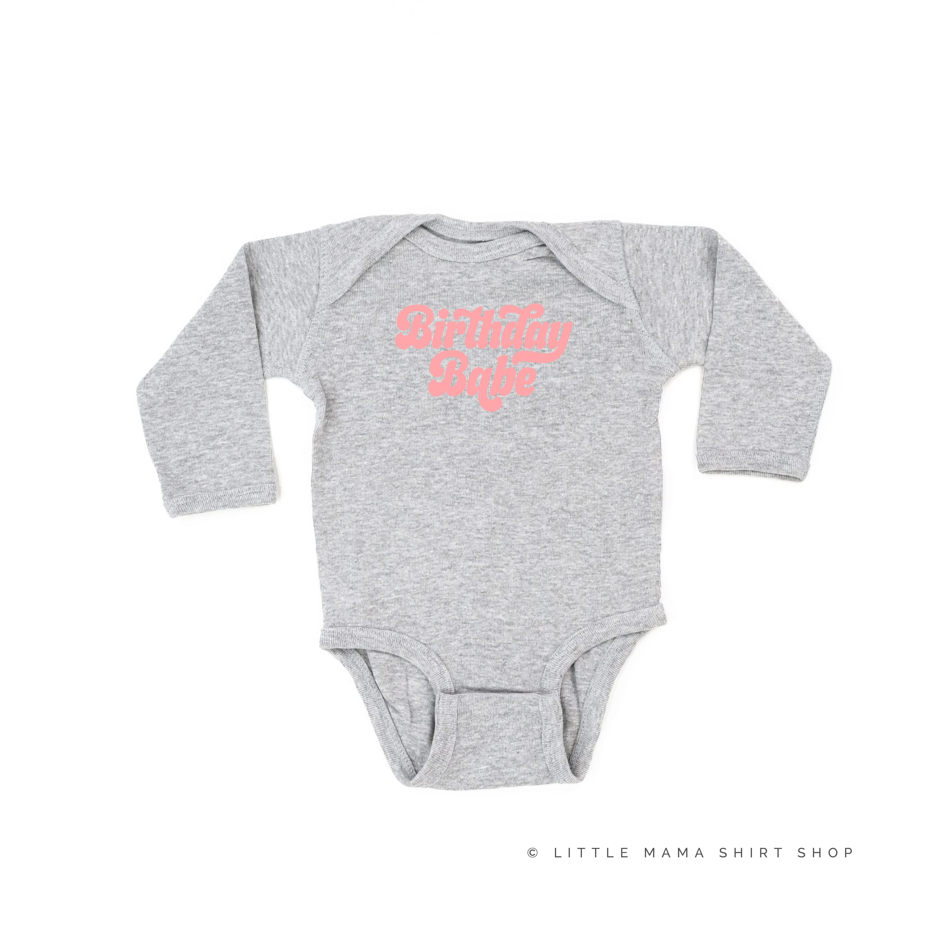 Birthday Babe (Retro) - Child Long Sleeve Tee