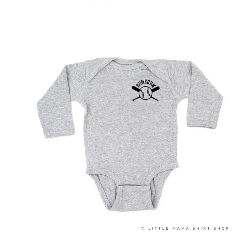 Homerun - Pocket Design - Long Sleeve Child Shirt