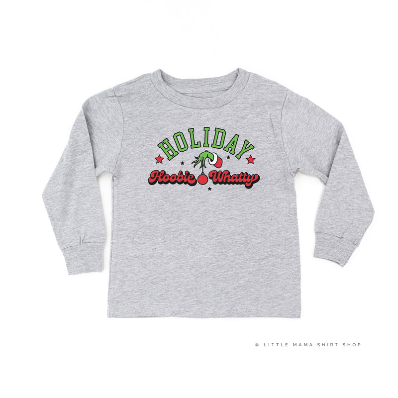 Holiday Hoobie Whatty - Long Sleeve Child Shirt