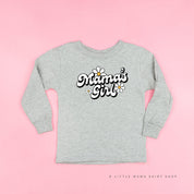 Daisy - Mama's Girl - w/ Full Daisy on Back - Child Long Sleeve Tee Little Mama Shirt Shop