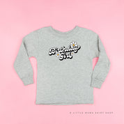 Daisy - Birthday Girl - w/ Full Daisy on Back - Child Long Sleeve Tee Little Mama Shirt Shop