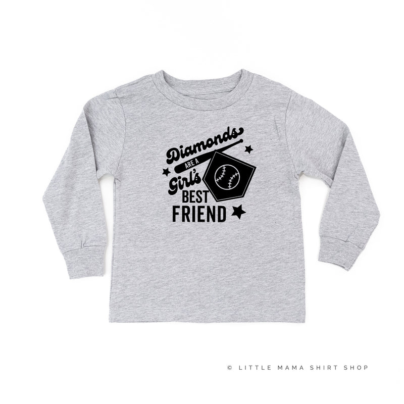 Diamonds are a Girls Best Friend - Long Sleeve Child Shirt