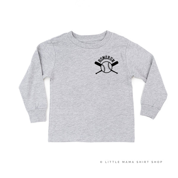Homerun - Pocket Design - Long Sleeve Child Shirt