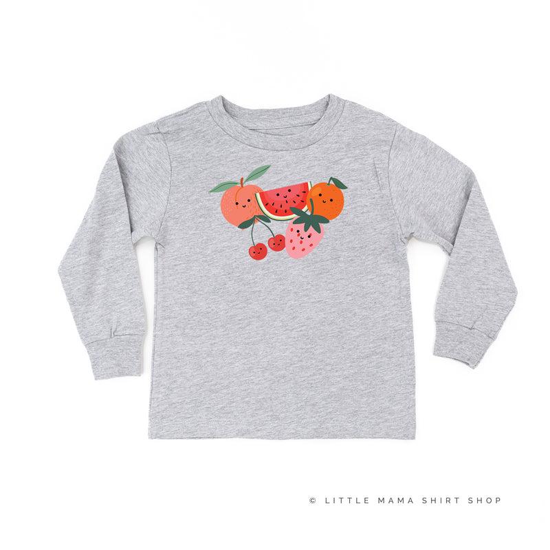 Group of Smiley Fruit - Long Sleeve Child Shirt
