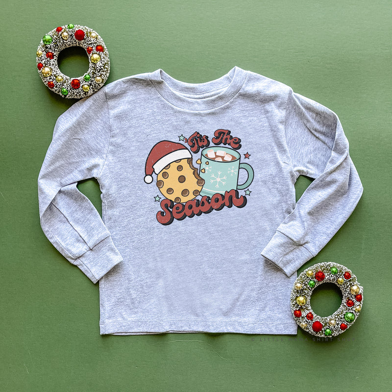 'Tis the Season - Cookie & Hot Cocoa - Long Sleeve Child Shirt