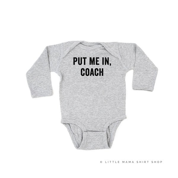 Put Me In, Coach - Long Sleeve Child Shirt