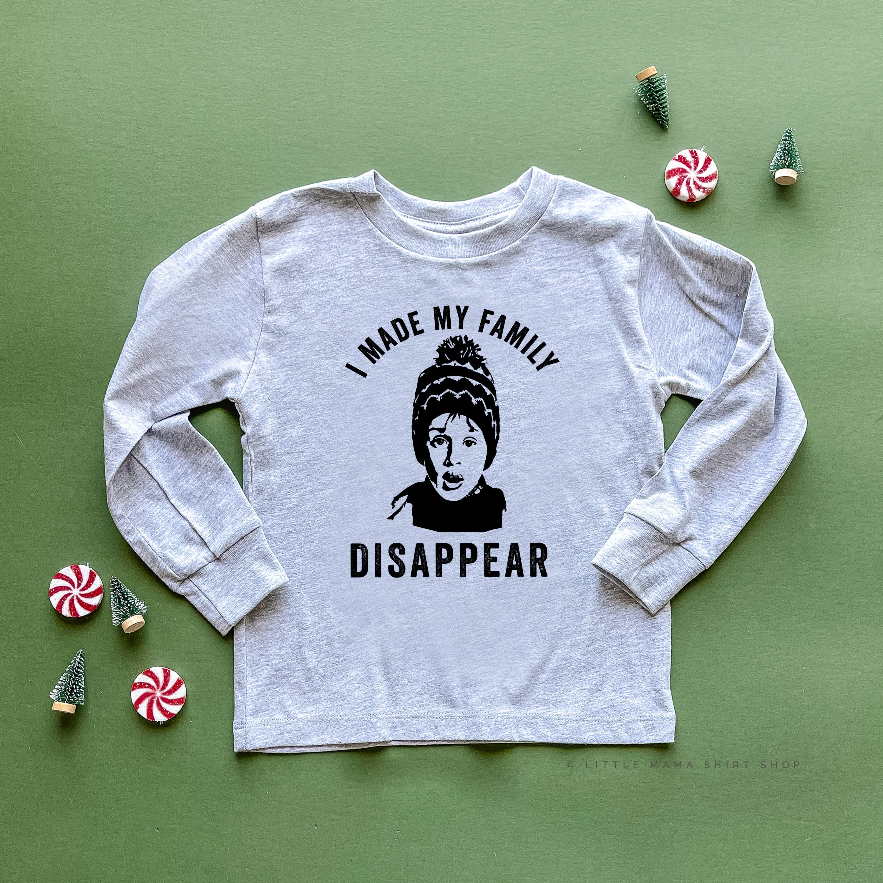 I Made My Family Disappear - Child Long Sleeve Tee