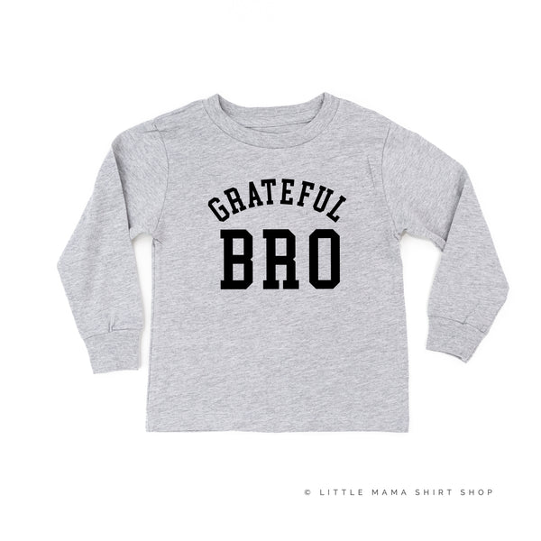Grateful Bro - (Varsity) - Long Sleeve Child Shirt