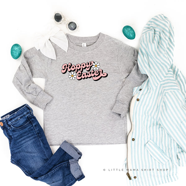 Hoppy Easter - Daisies - Long Sleeve Child Shirt