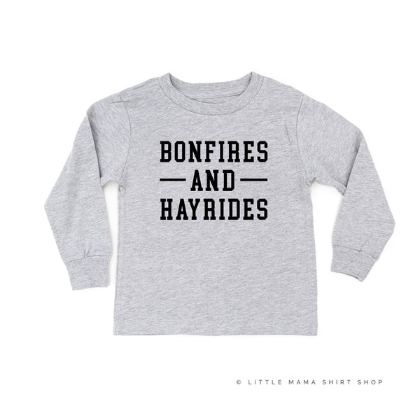 BONFIRES AND HAYRIDES - Long Sleeve Child Shirt