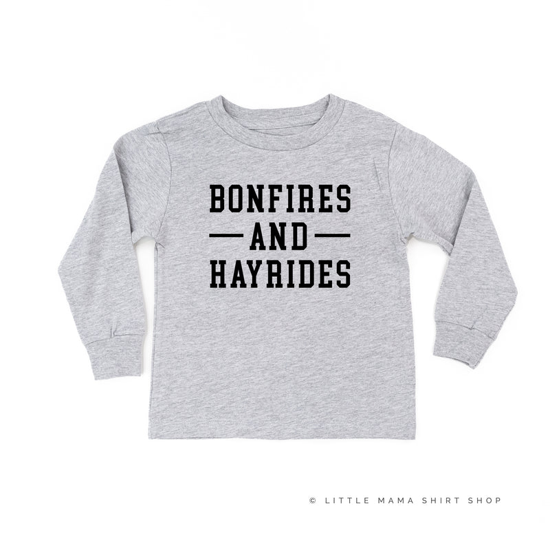 BONFIRES AND HAYRIDES - Long Sleeve Child Shirt