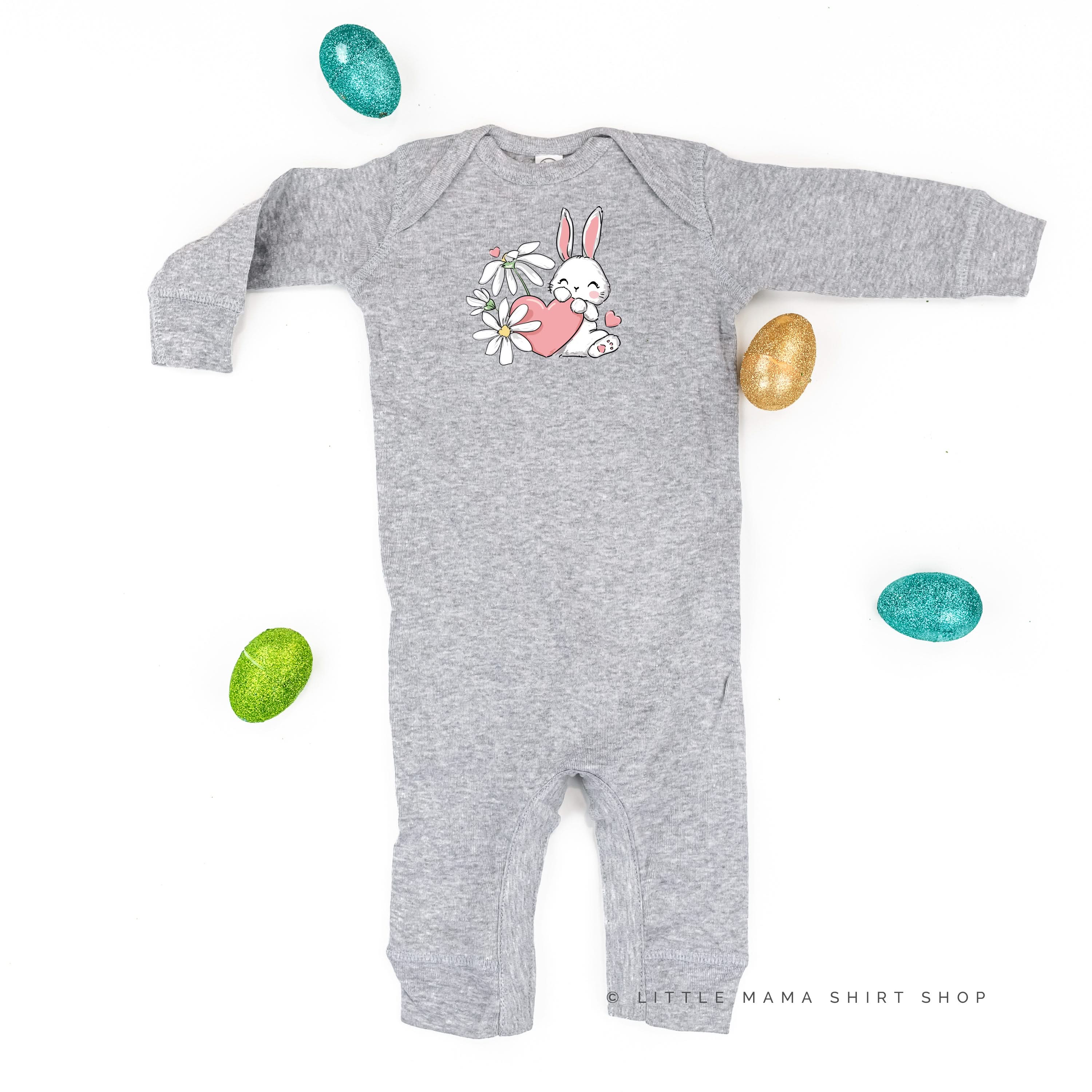 Vintage Love Bunny - Baby Sleeper Little Mama Shirt Shop