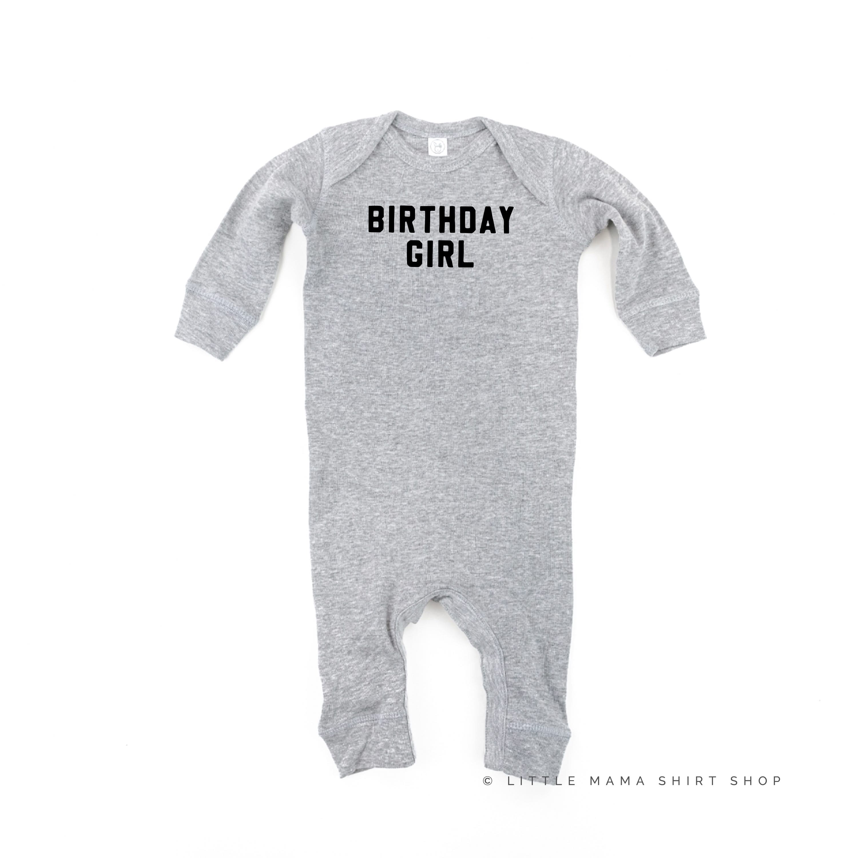 Birthday Girl - Block Font - Baby Sleeper