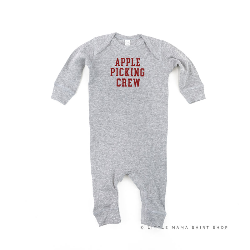 APPLE PICKING CREW - One Piece Baby Sleeper