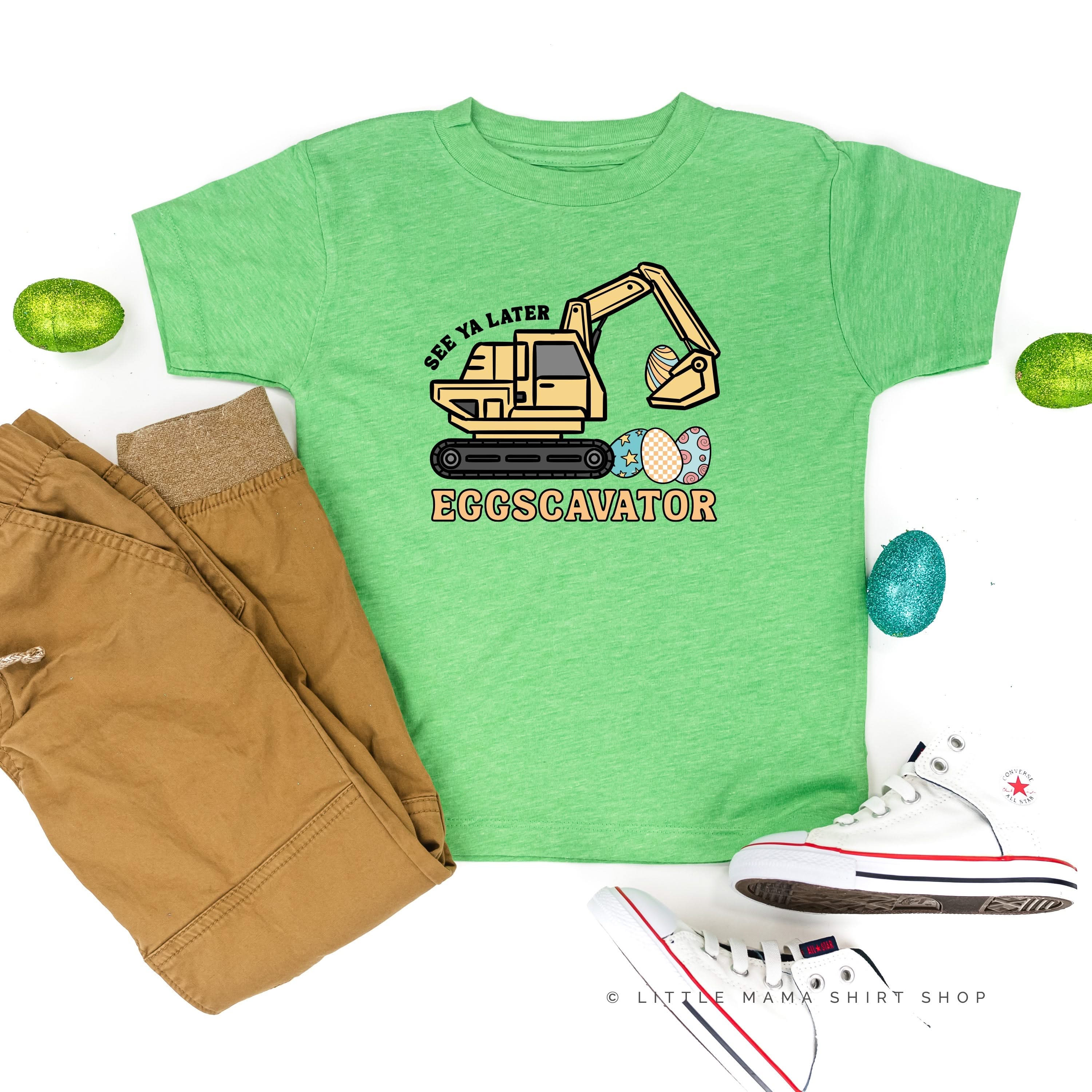 Eggscavator - Child Tee Little Mama Shirt Shop