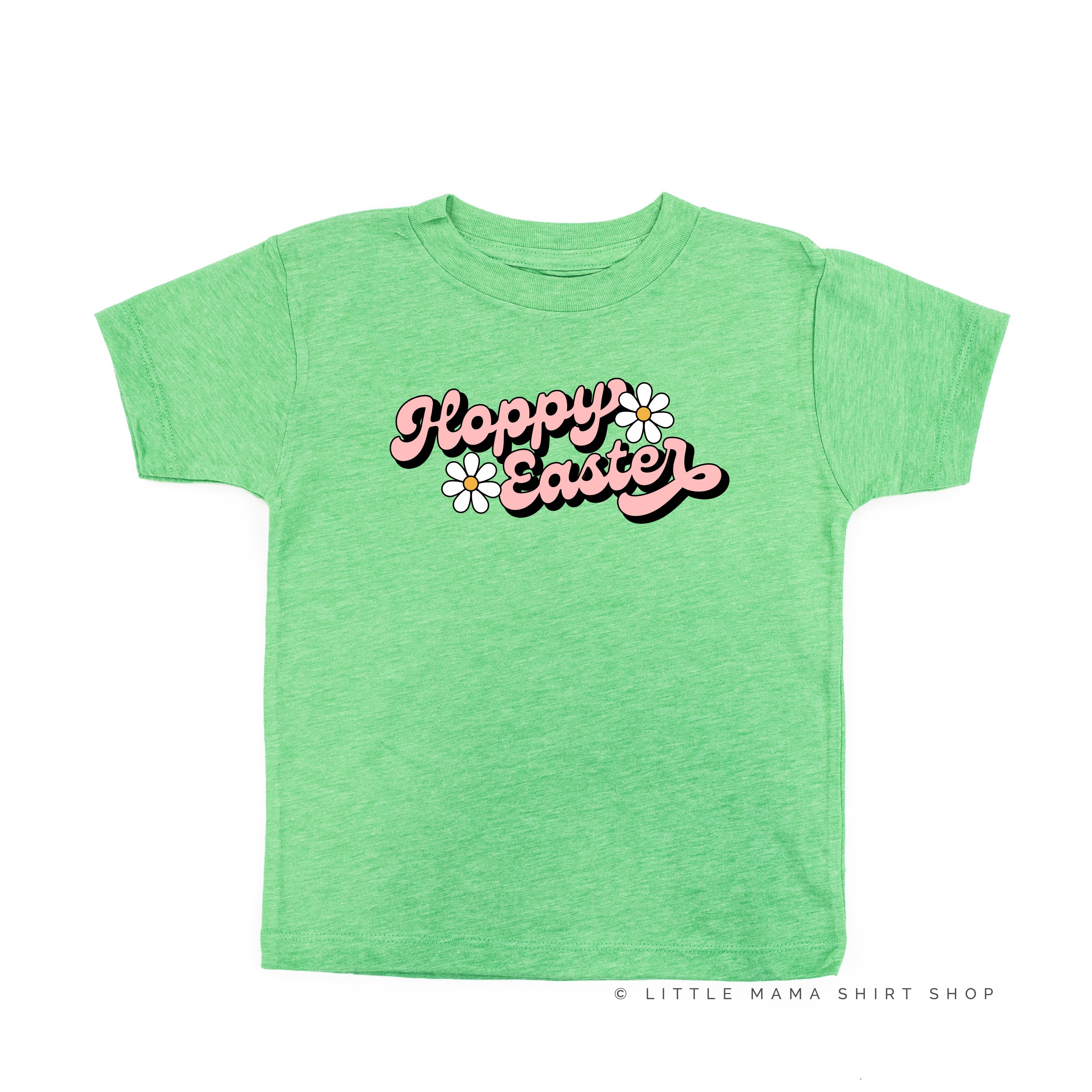 Hoppy Easter - Daisies - Child Tee Little Mama Shirt Shop