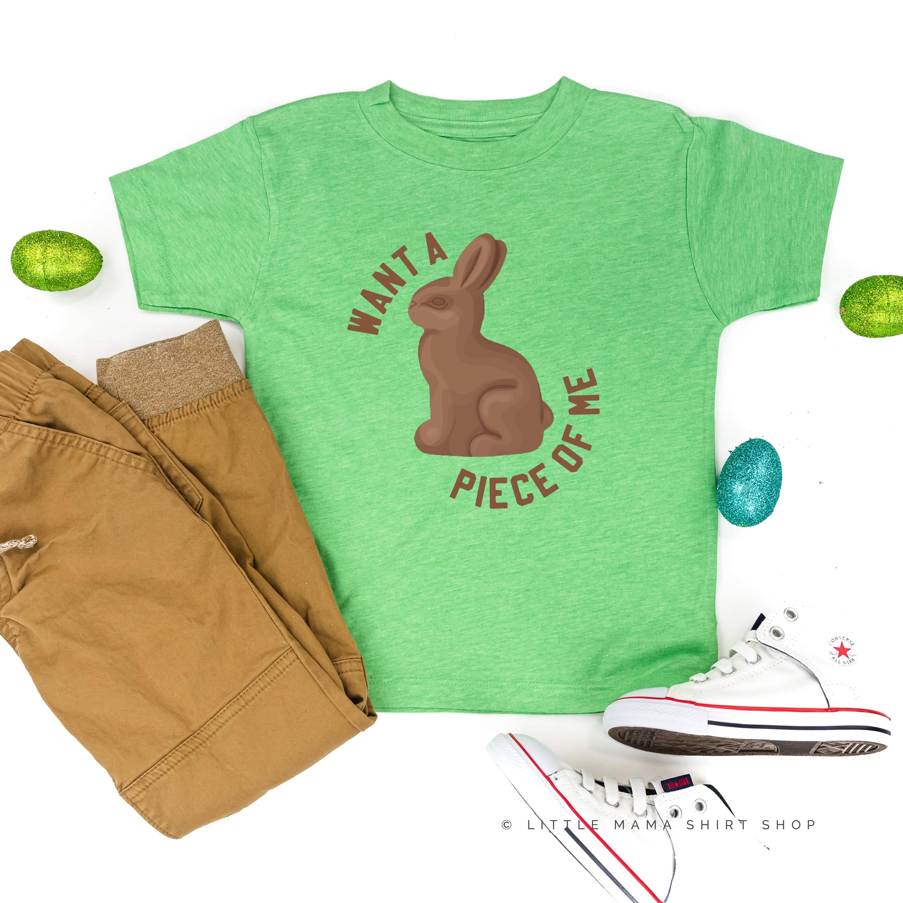 Want A Piece Of Me - Child Tee Little Mama Shirt Shop