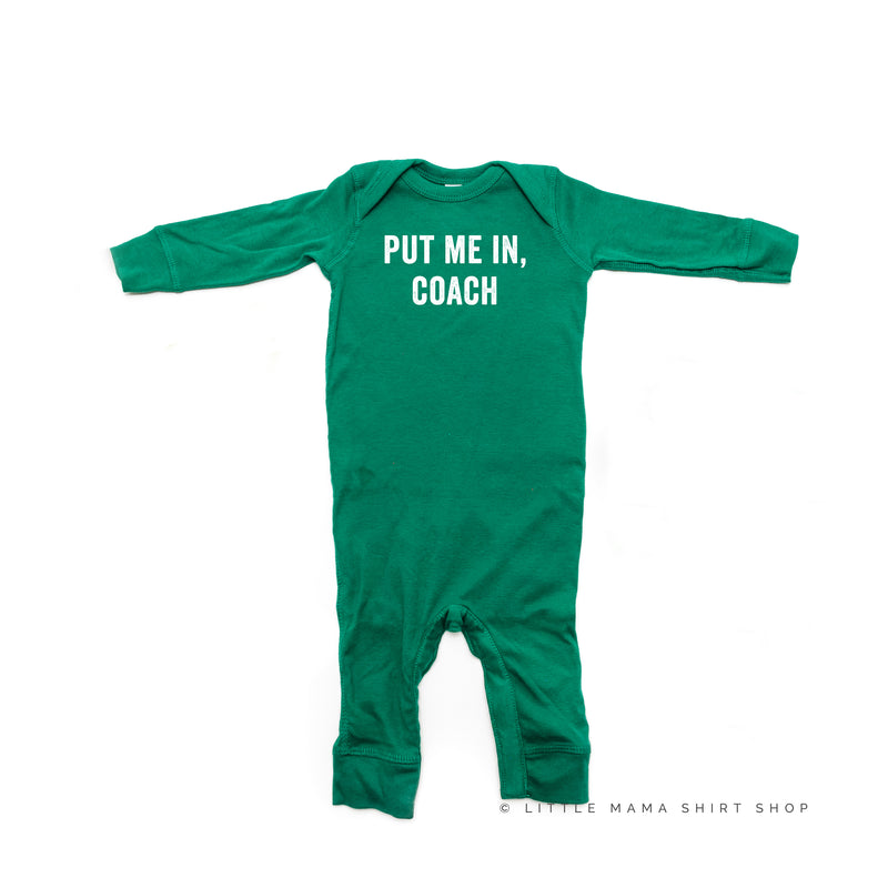 Put Me In, Coach - One Piece Baby Sleeper