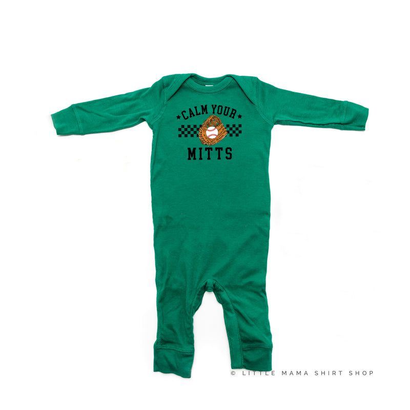 Calm Your Mitts - One Piece Baby Sleeper