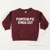 Pumpkin Pie Kinda Guy - Child Sweater Little Mama Shirt Shop