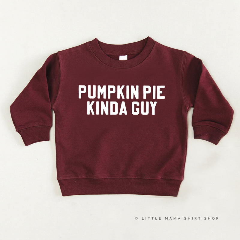 Pumpkin Pie Kinda Guy - Child Sweater