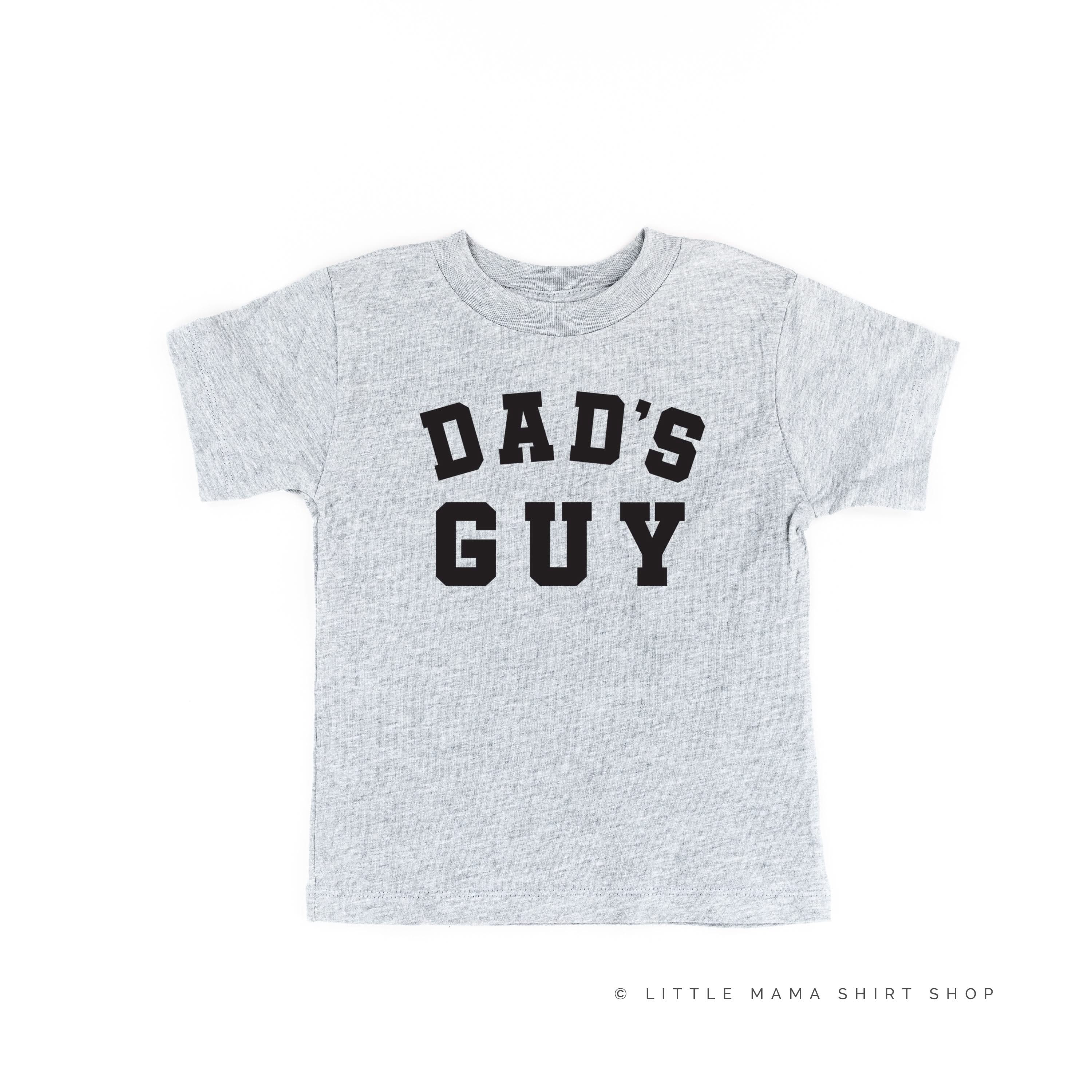 DAD'S GUY - VARSITY - Short Sleeve Child Shirt Little Mama Shirt Shop