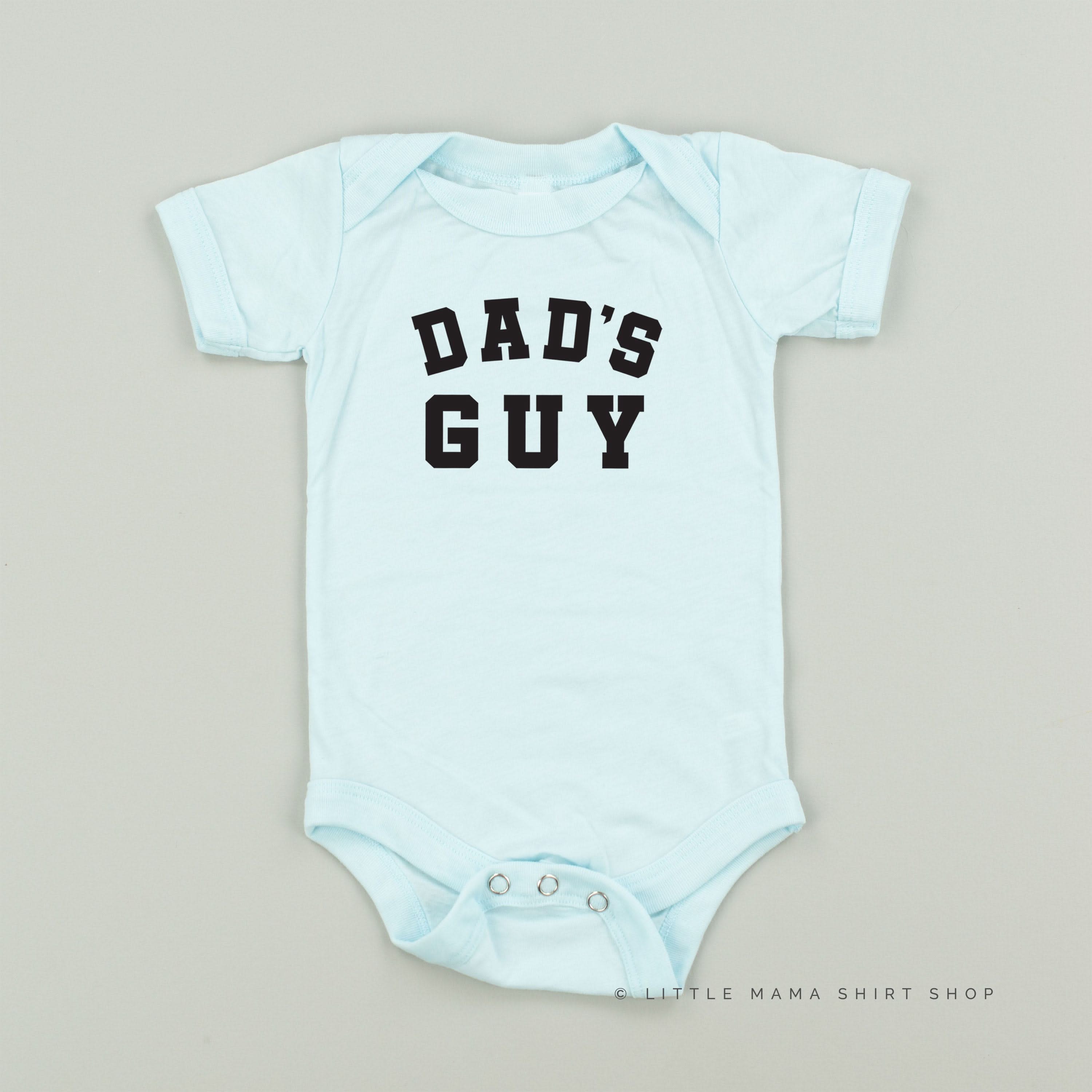 DAD'S GUY - VARSITY - Short Sleeve Child Shirt Little Mama Shirt Shop
