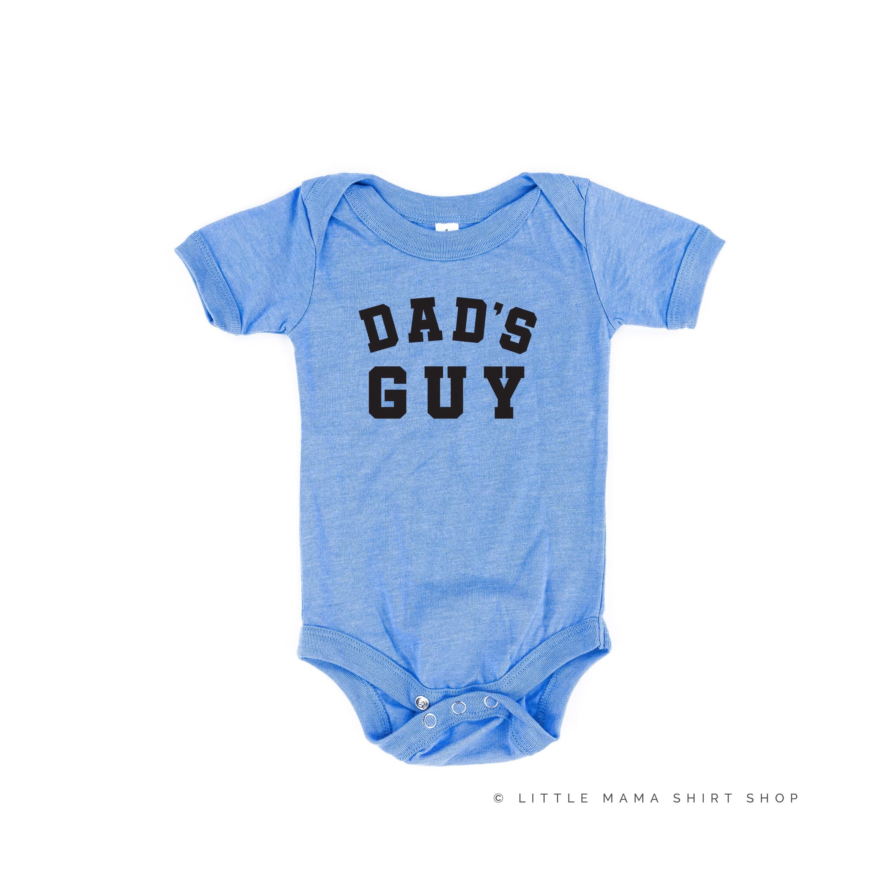 DAD'S GUY - VARSITY - Short Sleeve Child Shirt Little Mama Shirt Shop