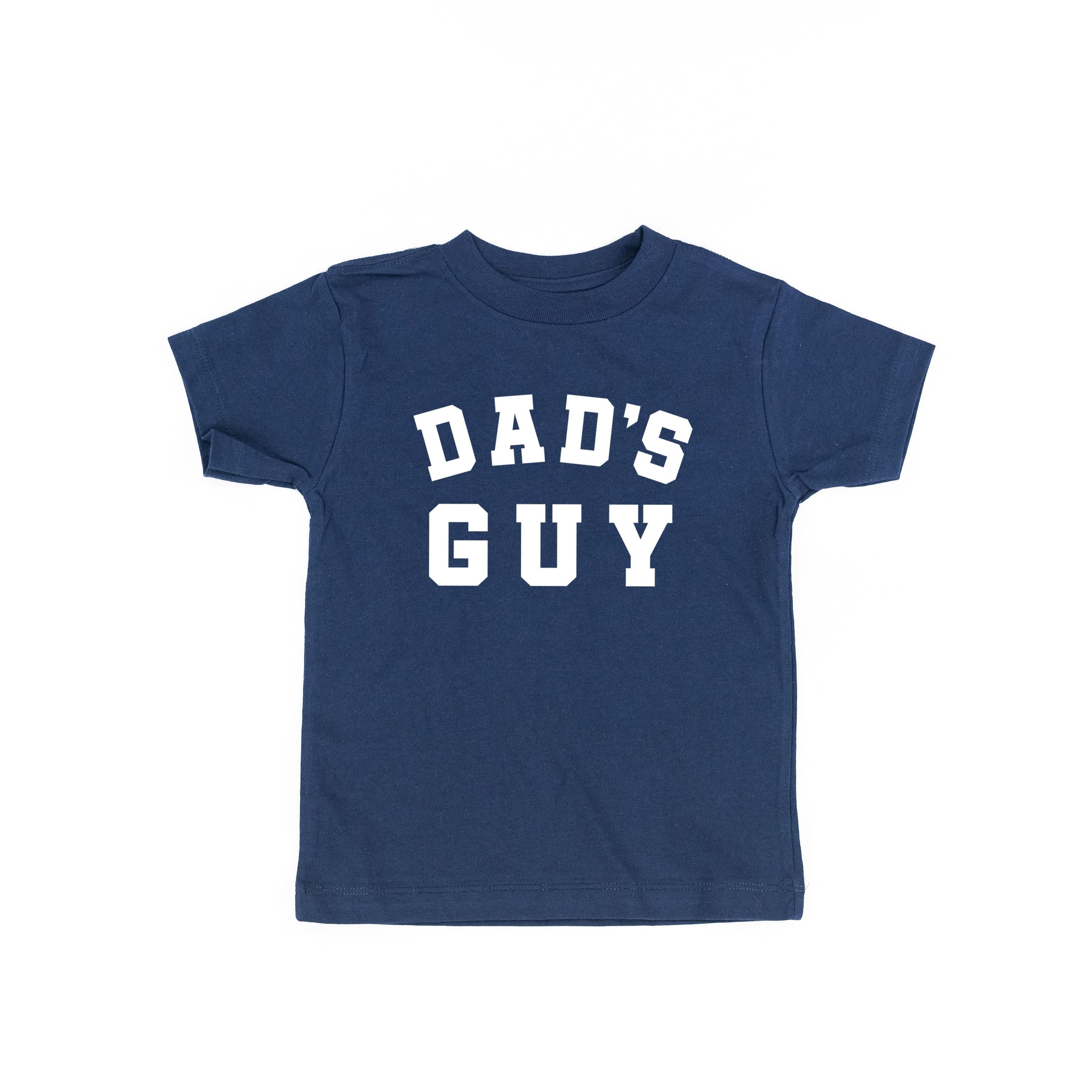 DAD'S GUY - VARSITY - Short Sleeve Child Shirt Little Mama Shirt Shop
