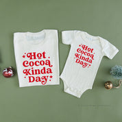 Hot Cocoa Kinda Day - Set of 2 Unisex Tees Little Mama Shirt Shop