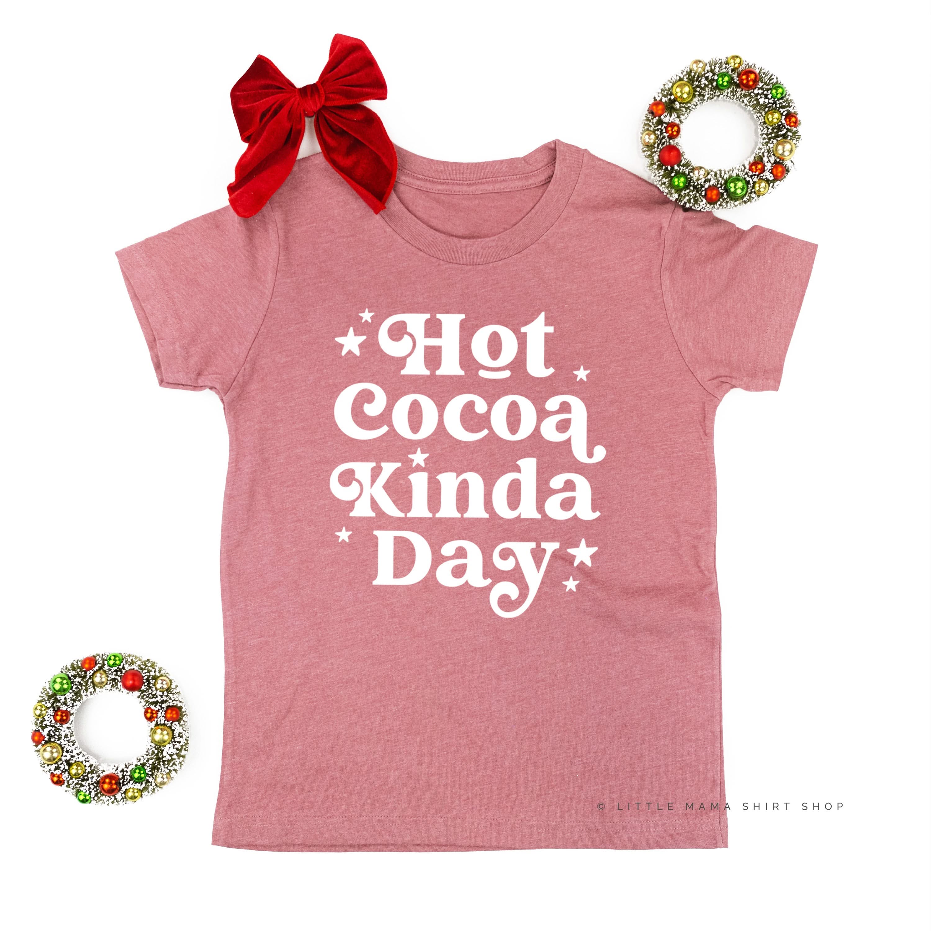 Hot Cocoa Kinda Day - Child Tee Little Mama Shirt Shop
