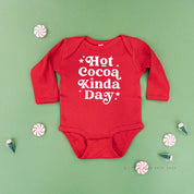 Hot Cocoa Kinda Day - Child LONG SLEEVE Tee Little Mama Shirt Shop