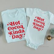 Hot Cocoa Kinda Day - Set of 2 Unisex Tees Little Mama Shirt Shop