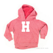 VARSITY INITIALS - Child Hoodie Little Mama Shirt Shop LLC