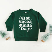 Hot Cocoa Kinda Day - Child Sweater Little Mama Shirt Shop