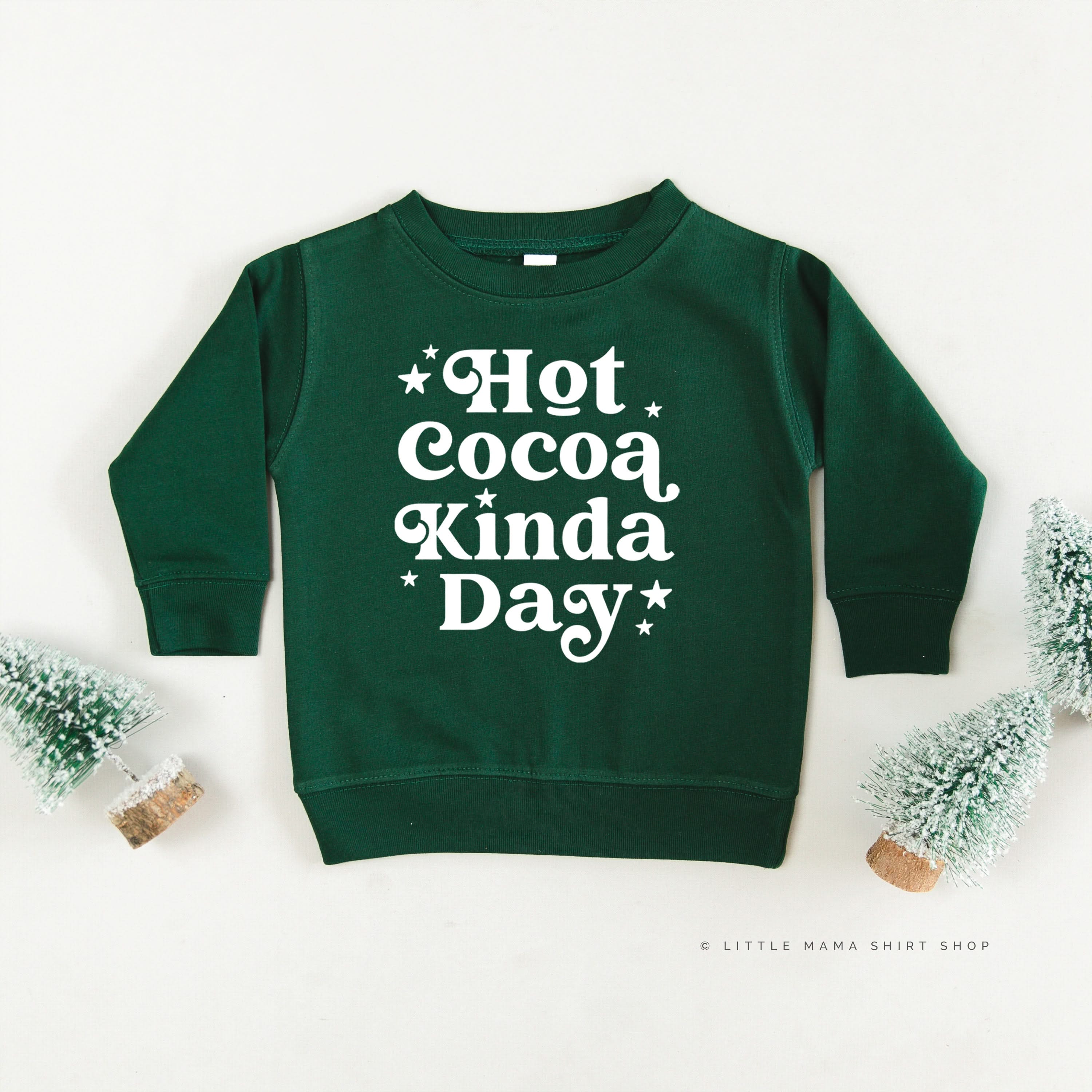 Hot Cocoa Kinda Day - Child Sweater Little Mama Shirt Shop